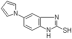 结构式 CAS# 172152-53-3, 5-(1H-吡咯-1-基)-2-巯基苯并咪唑