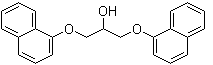 1,3-Bis(naphthalen-1-yloxy)propan-2-ol molecular structure (CAS 17216-10-3)