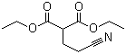 结构式 CAS# 17216-62-5, 2-氰乙基丙二酸二乙酯; 2-(2-氰乙基)丙二酸二乙酯