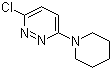 structure of CAS# 1722-11-8, 1-(6-Chloro-pyridazino-3-yl)piperidine;3-Chloro-6-piperidin-1-ylpyridazine