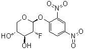 2,4-Dinitrophenyl 2-deoxy-2-fluoro-beta-D-xylopyranoside molecular structure (CAS 172218-63-2)