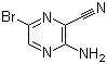 结构式 CAS# 17231-51-5, 3-氨基-6-溴吡嗪-2-甲腈