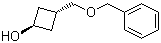 trans-3-Benzyloxymethylcyclobutanol molecular structure (CAS 172324-65-1)