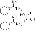 哌啶-1-甲脒硫酸盐分子结构 (CAS 17238-53-8)