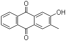 2-Hydroxy-3-methylanthraquinone molecular structure (CAS 17241-40-6)