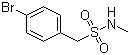 1-(4-Bromophenyl)-N-methylmethanesulfonamide molecular structure (CAS 172517-39-4)
