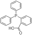 2-二苯基膦苯甲酸分子结构 (CAS 17261-28-8)