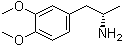 (S)-3,4-Dimethoxyamphetamine molecular structure (CAS 17279-41-3)