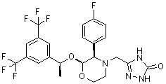 ent-Aprepitant molecular structure (CAS 172822-29-6)