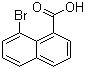 8-溴-1-萘甲酸分子结构 (CAS 1729-99-3)