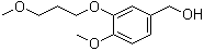 structure of CAS# 172900-74-2, 4-Methoxy-3-(3-methoxypropoxy)benzyl alcohol;[4-Methoxy-3-(3-methoxypropoxy)phenyl]methanol