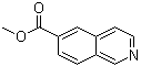 structure of CAS# 173089-82-2, 6-Isoquinolinecarboxylic acid methyl ester;Methyl 6-isoquinolinecarboxylate