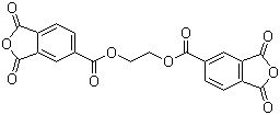 1,2,4-苯三羧酸 1,2-酐亚乙基酯分子结构 (CAS 1732-96-3)