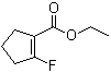 Ethyl 2-fluoro-1-cyclopentene-1-carboxylate molecular structure (CAS 173277-81-1)