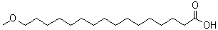 16-Methoxyhexadecanoic acid molecular structure (CAS 173288-96-5)