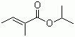 Isopropyl tiglate molecular structure (CAS 1733-25-1)