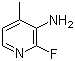 structure of CAS# 173435-32-0, 3-Amino-2-fluoro-4-methylpyridine