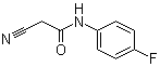 structure of CAS# 1735-88-2, 2-Cyano-4'-fluoroacetanilide;2-Cyano-N-(4-fluorophenyl)acetamide; N-(4-Fluorophenyl)cyanoacetamide
