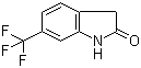 结构式 CAS# 1735-89-3, 6-三氟甲基-2-氧化吲哚; 6-三氟甲基吲哚-2-酮