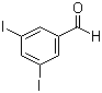 3,5-二碘苯甲醛分子结构 (CAS 17352-25-9)