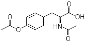 O,N-二乙酰基-L-酪氨酸分子结构 (CAS 17355-23-6)