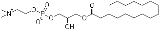 structure of CAS# 17364-16-8, Palmitoyl Lyso-phosphocholine;1-Palmitoyl-rac-glycero-3-phosphocholine