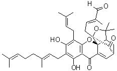 Isogambogenin molecular structure (CAS 173938-23-3)