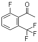 structure of CAS# 174013-29-7, 2'-Fluoro-6'-trifluoromethylacetophenone;1-(2-Fluoro-6-(trifluoromethyl)phenyl)ethanone