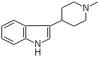 3-(N-甲基哌啶基)吲哚分子结构 (CAS 17403-07-5)