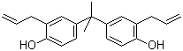structure of CAS# 1745-89-7, Diallyl bisphenol A;2,2'-Diallylbisphenol A; 4,4'-Isopropylidenebis(2-allylphenol); 4,4'-(1-Methylethylidene)bis[2-(2-propenyl)]phenol; DBA; O-DABPA