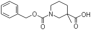 1-N-Cbz-3-Methylpiperidine-3-carboxylic acid molecular structure (CAS 174543-78-3)