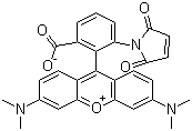 Tetramethylrhodamine-6-maleimide molecular structure (CAS 174568-68-4)
