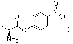 L-Alanine 4-nitrophenyl ester monohydrochloride molecular structure (CAS 17463-53-5)