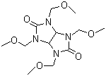 1,3,4,6-Tetrakis(methoxymethyl)glycoluril molecular structure (CAS 17464-88-9)