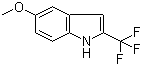 结构式 CAS# 174734-34-0, 5-甲氧基-2-(三氟甲基)-1H-吲哚