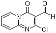 结构式 CAS# 17481-62-8, 2-氯-4-氧代-4H-吡啶并[1,2-a]嘧啶-3-甲醛