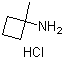 structure of CAS# 174886-05-6, 1-Methyl-1-cyclobutanamine hydrochloride;1-Amino-1-methylcyclobutane hydrochloride