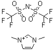 1-Methyl-3-methylimidazolium bis[(trifluoromethyl)sulfonyl]imide molecular structure (CAS 174899-81-1)