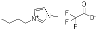 结构式 CAS# 174899-94-6, 3-丁基-1-甲基咪唑鎓三氟乙酸盐