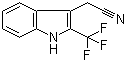 2-(Trifluoromethyl)-1H-indole-3-acetonitrile molecular structure (CAS 174907-40-5)