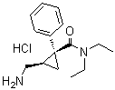 structure of CAS# 175131-60-9, Levomilnacipran hydrochloride;(1S,2R)-Milnacipran hydrochloride; F 2695 hydrochloride
