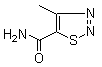 4-甲基-1,2,3-噻二唑-5-甲酰胺分子结构 (CAS 175136-67-1)
