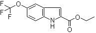 structure of CAS# 175203-82-4, Ethyl 5-trifluoromethyloxy-1H-indole-2-carboxylate;5-(Trifluoromethoxy)indole-2-carboxylic acid ethyl ester; Ethyl 5-trifluoromethoxy-1H-indole-2-carboxylate