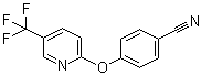 4-[[5-(三氟甲基)-2-吡啶基]氧基]苯甲腈分子结构 (CAS 175277-01-7)