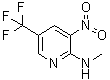 N-甲基-3-硝基-5-(三氟甲基)-2-吡啶胺分子结构 (CAS 175277-21-1)