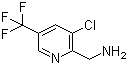 2-氨甲基-3-氯-5-(三氟甲基)吡啶分子结构 (CAS 175277-74-4)