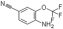 4-Amino-3-(trifluoromethoxy)benzonitrile molecular structure (CAS 175278-23-6)