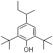 结构式 CAS# 17540-75-9, 4-仲丁基-2,6-二叔丁基苯酚