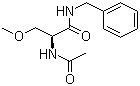 (S)-2-乙酰胺基-N-苄基-3-甲氧基丙酰胺分子结构 (CAS 175481-37-5)