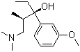 (2R,3R)-1-(二甲基氨基)-3-(3-甲氧基苯基)-2-甲基-3-戊醇分子结构 (CAS 175590-76-8)